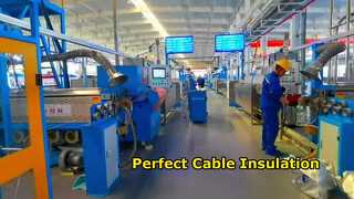 Экструзионная линия по производству проволоки и кабеля диаметром 80 мм для производства кабеля